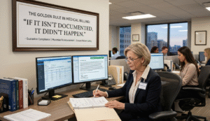What is the golden rule in medical billing