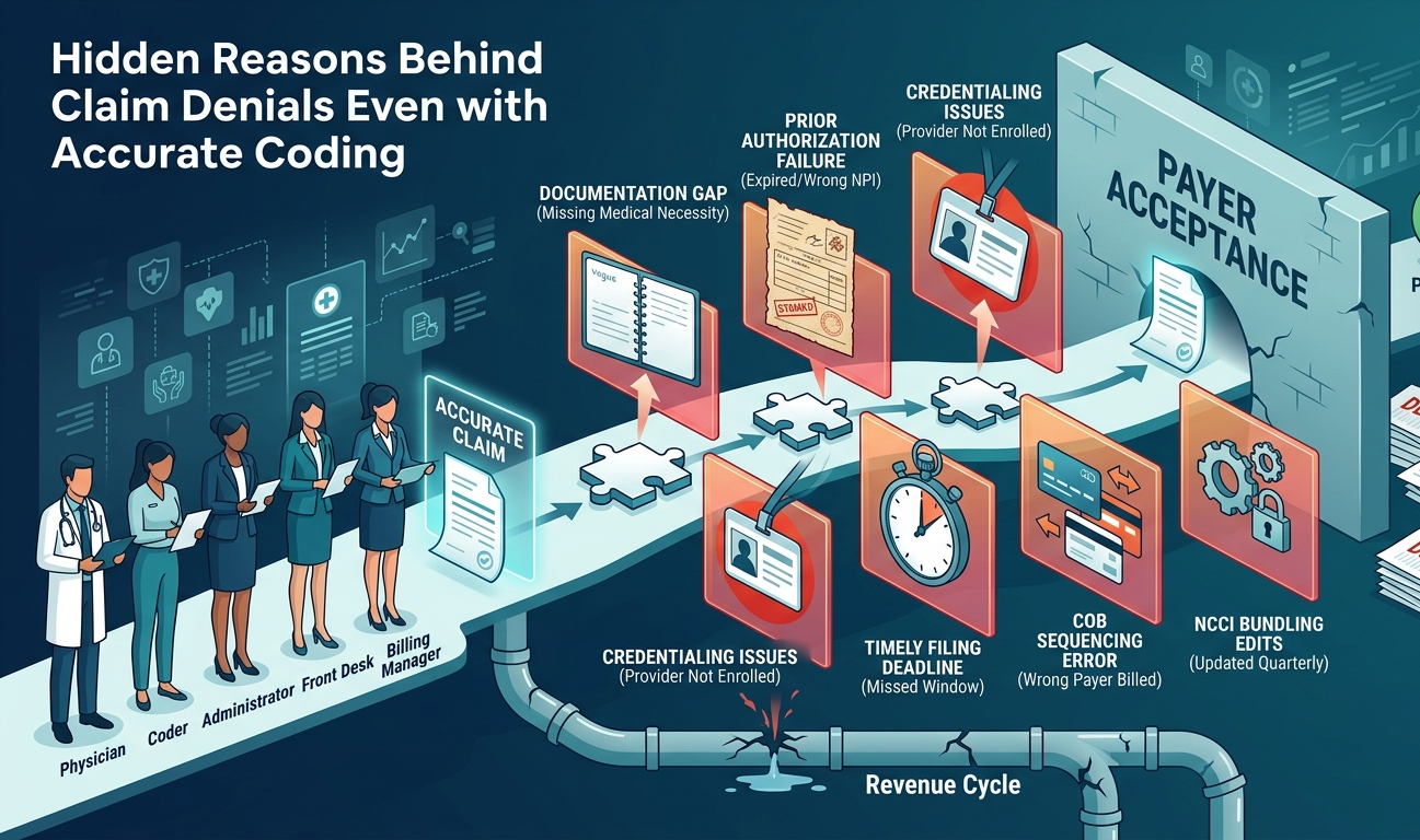 Hidden Reasons Behind Claim Denials Even with Accurate Coding - The ...