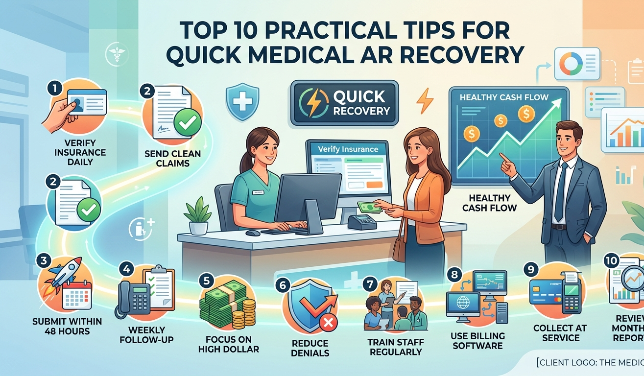 10 Best Small Practice AR Recovery Tips to Accelerate Cash Flow