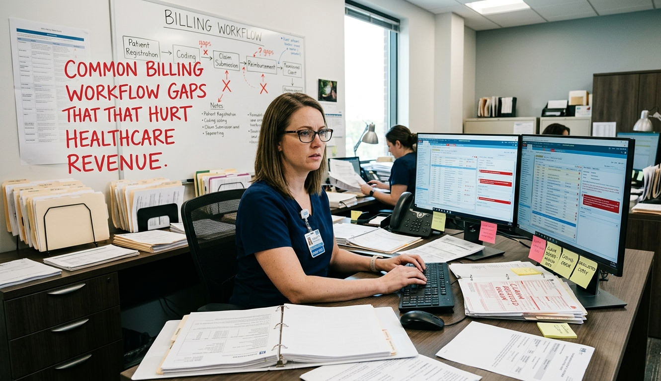 Medical Billing Workflow Gaps: Fixes to Stop Healthcare Revenue Leaks