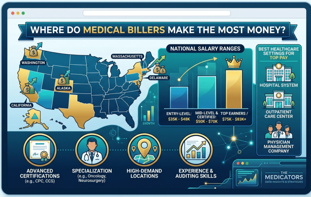Where Do Medical Billers Make the Most Money?