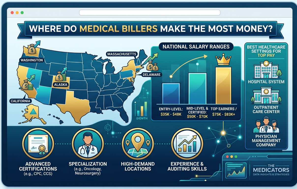 Where Do Medical Billers Make the Most Money? Where Do Medical Billers Make the Most Money?