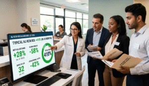 What is the typical ROI for switching to NJ RCM services?