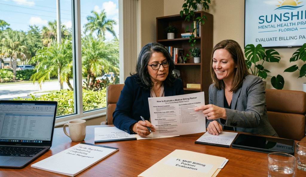 Evaluating a Medical Billing Partner for Florida Mental Health