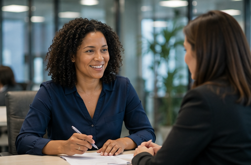 Orthopedic billing specialists reviewing surgical claims, coding reports, and reimbursement data in a healthcare office.