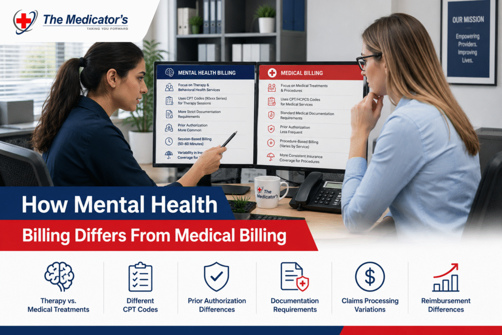 How Mental Health Billing Differs From Medical Billing?