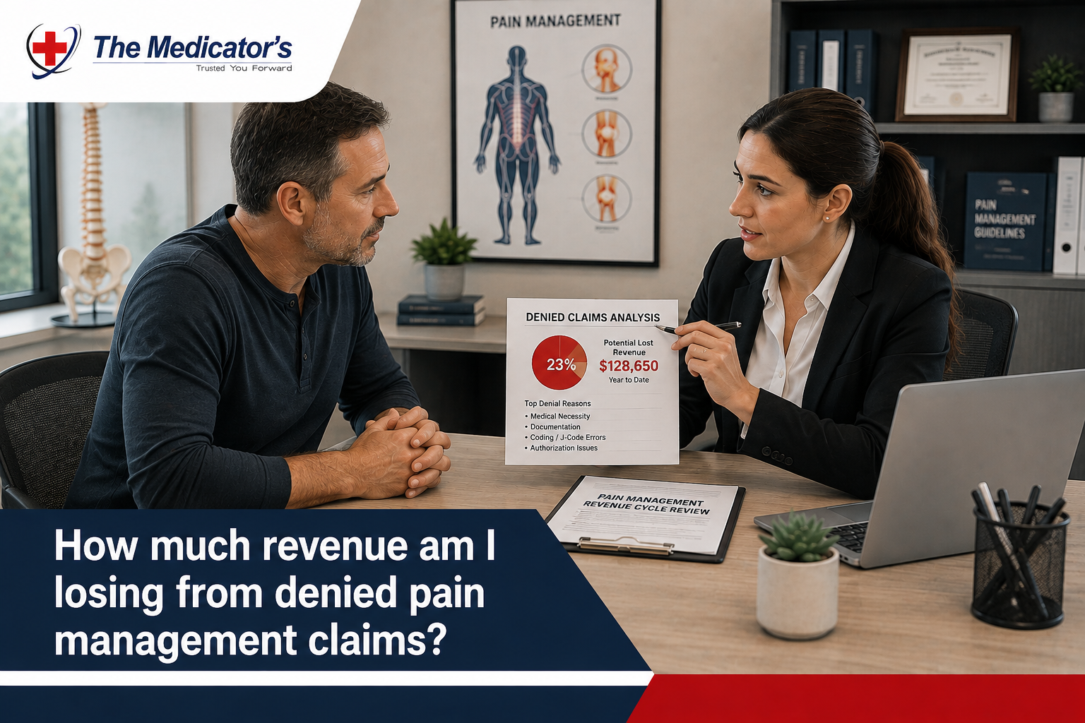 How Much Revenue Am I Losing from Denied Pain Management Claims? How Much Revenue Am I Losing from Denied Pain Management Claims?