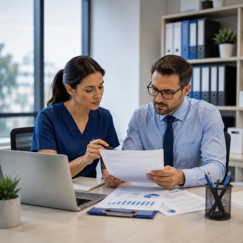Pediatric RCM team managing claims and accounts receivable