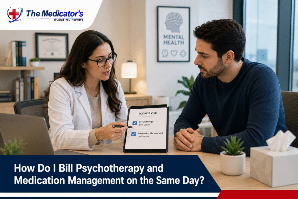 How Do I Bill Psychotherapy and Medication Management on the Same Day?
