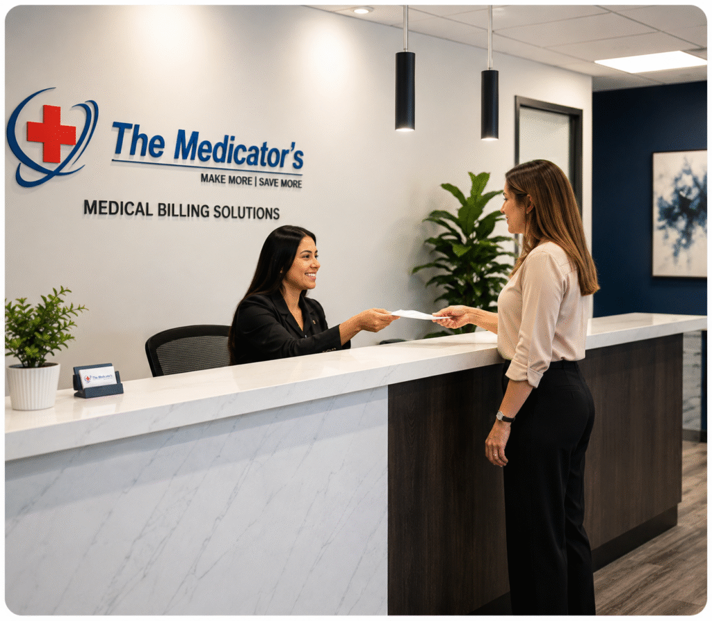 The Medicator’s urgent care medical billing services reception in Springfield, Illinois