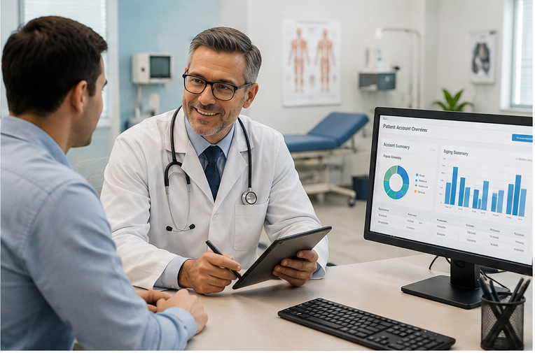 Medical Billing Services for Urgent Care detailing real-time eligibility checks, CPT coding, and claim scrubbing.