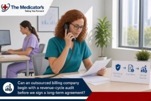 Can an outsourced billing company begin with a revenue-cycle audit before we sign a long-term agreement?