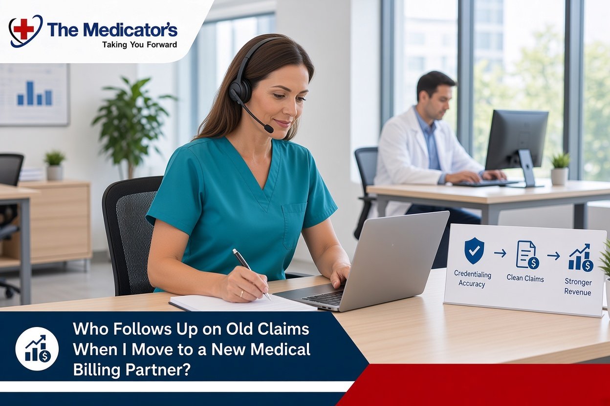 Find out who follows up on old medical claims after changing billing partners and how to assign legacy AR, denials, appeals, and payment responsibilities. Find out who follows up on old medical claims after changing billing partners and how to assign legacy AR, denials, appeals, and payment responsibilities.