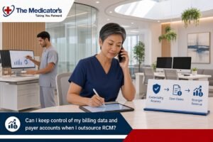 Can I keep control of my billing data and payer accounts when I outsource RCM?