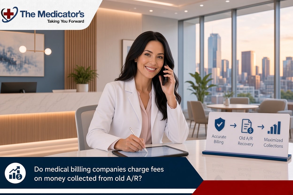 Do medical billing companies charge fees on money collected from old A/R? Do medical billing companies charge fees on money collected from old A/R?
