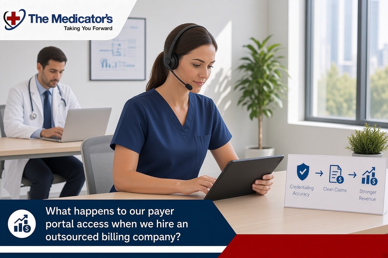 What happens to our payer portal access when we hire an outsourced billing company? What happens to our payer portal access when we hire an outsourced billing company?