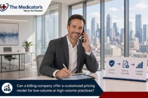 Can a billing company offer a customized pricing model for low-volume or high-volume practices?