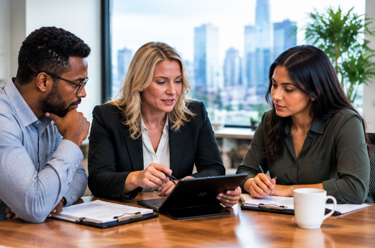Urgent care medical billing specialist reviewing claims in San Francisco