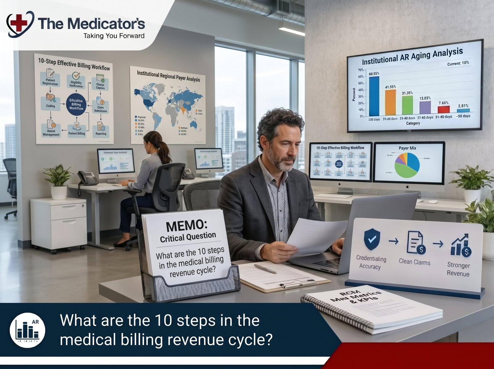 What are the 10 steps in the medical billing revenue cycle? What are the 10 steps in the medical billing revenue cycle?