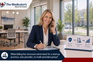 What billing fee structure works best for a startup practice, solo provider, or multi-provider group?