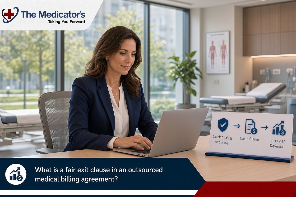 What is a fair exit clause in an outsourced medical billing agreement? What is a fair exit clause in an outsourced medical billing agreement?