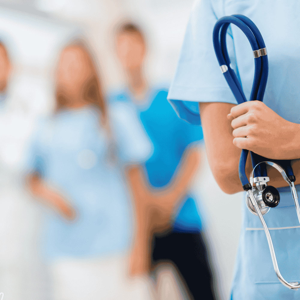 Professional cardiology billing services concept with doctor and medical documentation icons